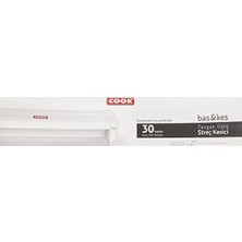 SBN - Store Prime Bas&kes Streç Film Kesme Aparatı, 30 cm x 30 M, Beyaz