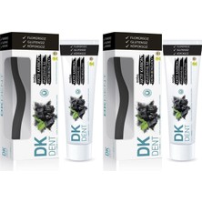 SBN - Store Prime Dkdent Vegan Aktif Karbonlu Florürsüz Diş Macunu 75 ml Diş Fırçası Hediyeli 2li Paket