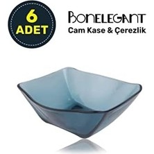 SBN - Store Prime Bonelegant 6 Parça Lacivert Cam Kase&çerezlik