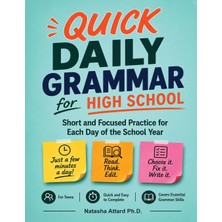 Step Kitap Quick Daily Grammar For High School: Short And Focused Practice For Each Day Of The School Year
