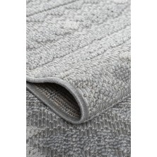 Saklı Home Iskandinav Modern Tasarım Sisal Bukle Özel Ölçü Salon Oturma Odası Koridor Halısı Gri Krem