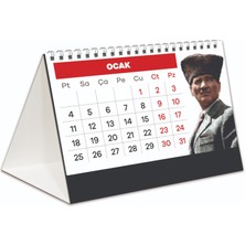 Halk Kitabevi 2027 Atatürk Spiralli Masa Takvimi