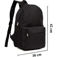 SBN - Store Prime Av A Dos Siyah Orjinal Impartex Kumaş Dizüstü Laptop Okul Kurs Kamp Seyehat Gezi Günlük Kullanım Sırt Çantası