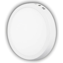 Ototechparca 1 Adet Cata Ct 5233 Sıva Üstü 18W Yuvarlak LED Spot 6400K Beyaz Işık