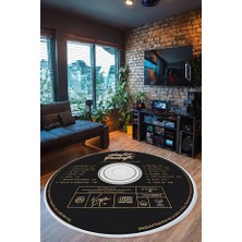 Mabeba Tekstil Duft Pnk Kaymaz Taban Makinede Yıkanabilir CD Desenli Oyuncu Playstation Xbox Gamer Genç Odası Halısı