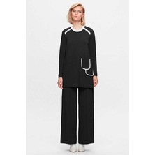 Miss Dalida Triko Pantolon T25K-7001 Siyah