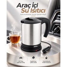 Ototechparca Uzun Yol ve Seyahatlerde Kullanıma Uygun 12V Araç Çakmak Girişli Taşınabilir Su Isıtıcı