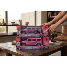Ototechparca 998-1 Pembe Jeep Oyuncak Kumandalı Pembe Parlak Jeep