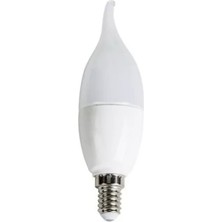 Ototechparca 1 Adet Noas YL96 1701 B 7W Kıvrık Buji LED Ampul 6500K Beyaz Işık E14 Duy