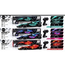 Ototechparca L2501-3 1 16 LED Işıklı 4 Adet Yedek Drift Tekerli 3 Model Karış Formula Aracı