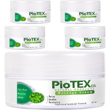 Guzzy Piotexco %100DOĞAL Masaj Kremi 5 Adet – Kuyruk Yağı, Isırgan Otu Vemsm Içerikli Anadolu Formülü (Bel,diz,omuz&eklem Desteği)