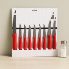 Mabelme Store 9 Parça Tırtırlı Bıçak Seti (Ekmek, Sebze, Meyve)