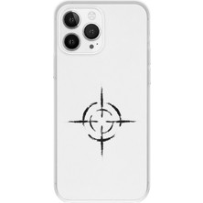 Mobilpad iPhone 12 Pro Max Uyumlu Crossair Desenli Şeffaf Telefon Kılıfı