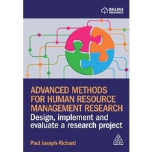 Step Kitap Advanced Methods For Human Resource Management Research: Design, Implement And Evaluate A Research Project