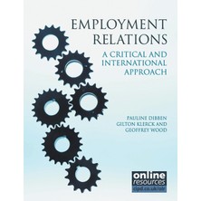 Step Kitap Employment Relations: A Critical And International Approach