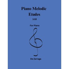 Step Kitap Piano Melodic Etudes 1-10