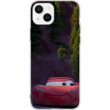 Mobilpad iPhone 13 Mini Uyumlu Arabalar Desenli Şeffaf Telefon Kılıfı