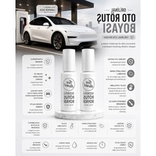 Frefly Store Tesla Model 3, Model Y, Juniper, PM00 Beyaz Inci Rötuş Boyası 25+25ML Sedefli Şişe Seti