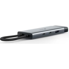 SBN - Store Prime UH7020C, 4K 60Hz Hdmı, Gigabit Port, 100W Hızlı Şarj, Sd ve Microsd Kart Yuvası, 5gbps Data Transfer Hızı, 7'si Bir Arada Usb-C Hub