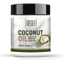 Kawin Masala Hindistan Cevizi Yağı 200 ml - Soğuk Pres (Coconut Oil - Cold Pressed)