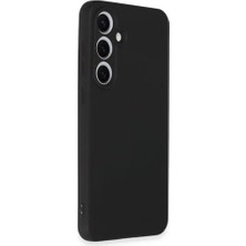 SBN - Store Prime & Aksesuar Galaxy S24 Fe ile Uyumlu Içi Kadife Kamera Korumalı Lansman Silikon Kılıf Ince Yapılı Tam Koruma Sağlayan Kamera Korumalı Kılıf (Siya