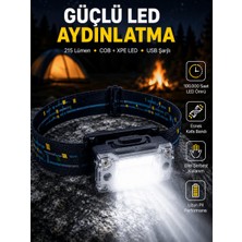 Str Store Taşınabilir Şarjlı LED Fener XPE95LM COB120LM Manyetik Gövde Yeni Nesil