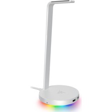 Str Store Base Station V2 Chroma - USB Hub'lı ve Rgb Aydınlatmalı Kulaklık Standı (7.1 Surround Sesli USB Hub, Entegre Kulaklık Tutucu, Kaymaz Stand, Chroma Rgb) Mercury