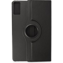 Mabelme Store Xiaomi Redmi Pad Se Uyumlu Kılıf 360 Tablet Deri Kılıf - Siyah