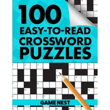Step Kitap 100 Easy-To-Read Crossword Puzzles: Challenge Your Brain