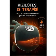 Burada Bulabilirsin Kızılötesi Isıtmalı Avuç Içi Boyun Omuz Sırt Masaj Aleti Şarjlı 3D Yoğurma Etkili