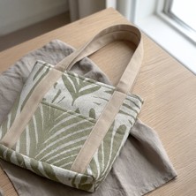 The Goods Concept Kişiselleştirilebilir Palmiye Desenli Tote Bag – Gündelik Bez Çanta