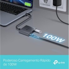 SBN - Store Prime UH3020C, 4K 60Hz Hdmı, 100W Hızlı Şarj, 1x Type-A, 3'ü Bir Arada Usb-C Hub