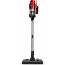 Aura New Star 500 W Hepa Filtreli 0,5 L Toz Hazneli Kablolu Dik Süpürge – Kırmızı