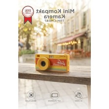 Frefly Store Mini Fotoğraf Makinesi, Sarı Renkli Dijital Kamera