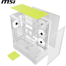 SBN - Store Prime Msı Mag Pano 110R Pz – Mid-Tower Oyun Bilgisayarı Kasası – 400 mm Uzunluğa Kadar Gpu'ları Destekler, Çıkarılabilir Toz Filtresi, USB 20 Gbit/s (