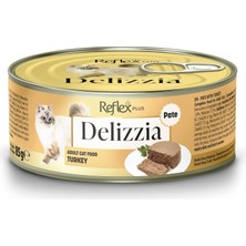 SBN - Store Prime Reflex Plus Delizzia Kıyılmış Hindi Etli Yetişkin Kedi Maması 85 Gram