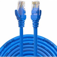 SBN - Store Prime Cat6 Ethernet Kablosu (20 Metre) - 1000 Mbps’e Kadar Veri Aktarımı - Fabrikasyon Konnektörlü - Mavi
