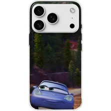 Mobilpad iPhone 17 Pro Max Uyumlu Arabalar Desenli Şeffaf Telefon Kılıfı