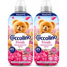 Yumoş Coccolino Fresh Sensazione Seta Ipeksi Ferahlık Konsantre Yumuşatıcı 2 x 952 ml