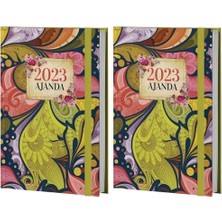 SBN - Store Prime Halk Kitabevi Mor Kelebek Cümbüş 2023 Ajanda, 13.5X21CM, 128 Sayfa, Ciltli 2li Paket