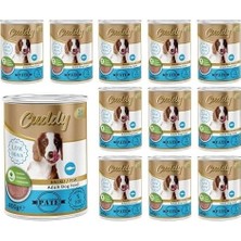 SBN - Store Prime Cuddy Yetişkin Köpek Balıklı Pate Yaş Mama 400 gr x 12 Adet