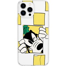 Mobilpad iPhone 16 Pro Uyumlu Goofy Desenli Şeffaf Telefon Kılıfı