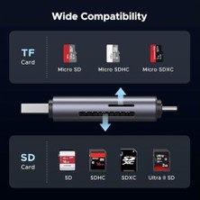 SBN - Store Prime USB 3.2 Type-C ve Usb-A Otg Sd ve Micro Sd Hafıza Kart Okuyucu