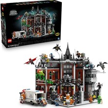 Mythriva LEGO 76300 Batman Arkham Asylum, Dc Comics Süper Kahramanlar Yapım Seti, 15+ Yaş, Koleksiyon Figürleri ve Film Karakterleri