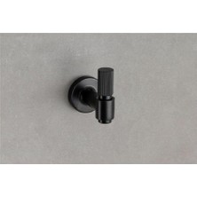 Askılık Tekli Siyah Renk 76X76X50 mm