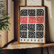 Bauhaus Çerçevesiz Poster, Modern Dekoratif Çerçevesiz Poster, Tablo, Bauhaus-7, 40 x 50