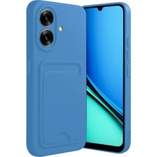 Uryport Realme Note 60 Kelvin Kartvizitli Silikon - Açık Mavi