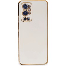 Uryport One Plus 9 Pro Kılıf Volet Silikon - Beyaz