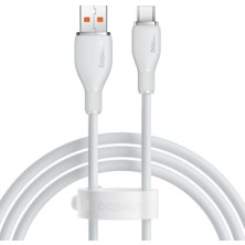 SBN - Store Prime Pudding Hızlı Şarj Özellikli Type-C Kablo 100W, 1.2 Metre, Beyaz