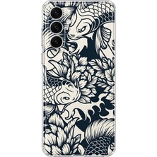 Mobilpad Samsung Galaxy A37 Uyumlu Balık Desenli Şeffaf Telefon Kılıfı